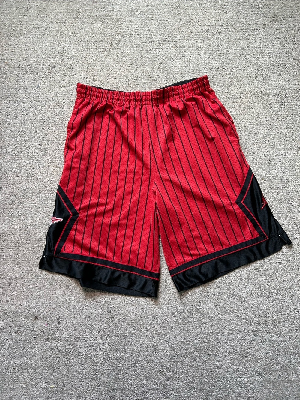 Vintage Nike Air Jordan Shorts Men Sz M Red Jumpman 20th Anniversary 1985-2005